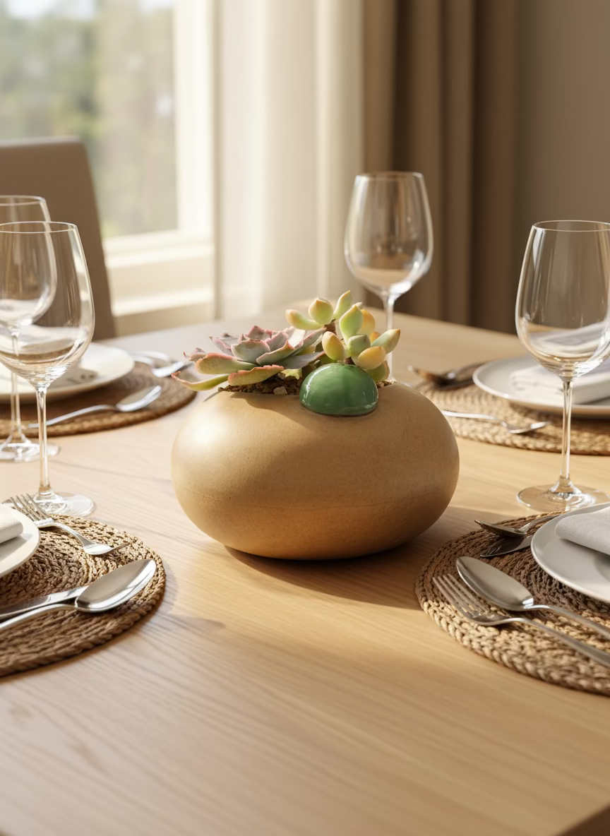 Succulent Seven-Spotted Ladybug Planter – Handcrafted Succulents