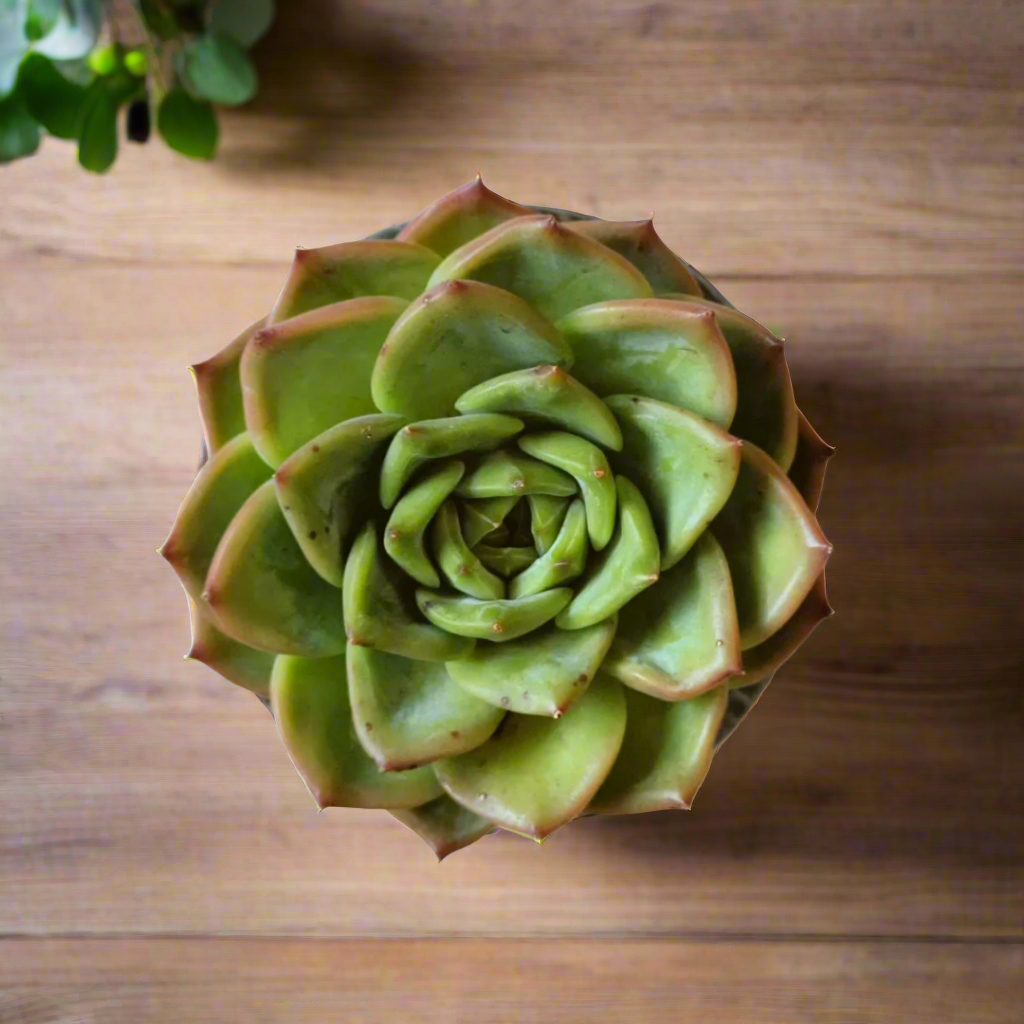 Succulent Rustica Ceramic – Echeveria Chihuahua bringing natural beauty indoors.