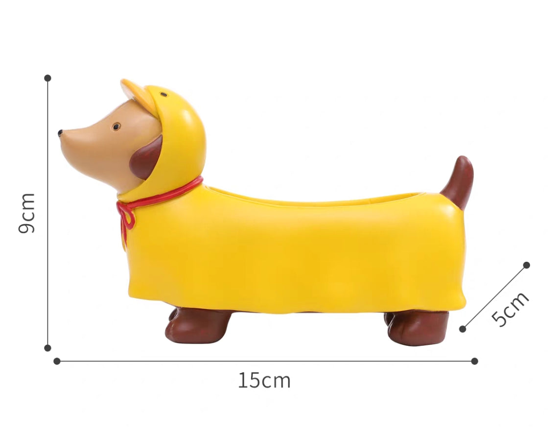 Mother’s Day Succulent - Ducky Raincoat Dachund