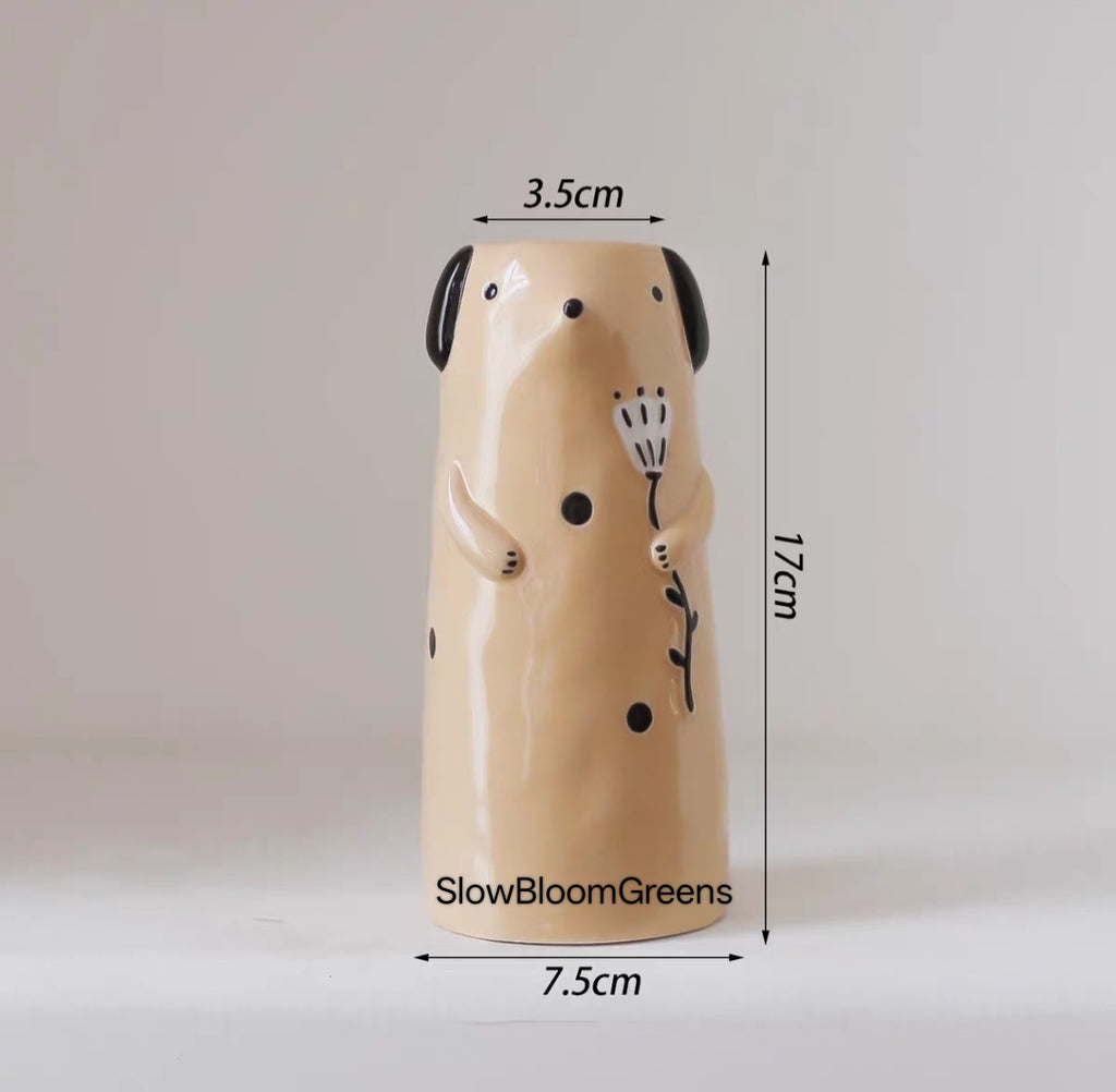 Mother’s Day Succulent Animal Bud Vase