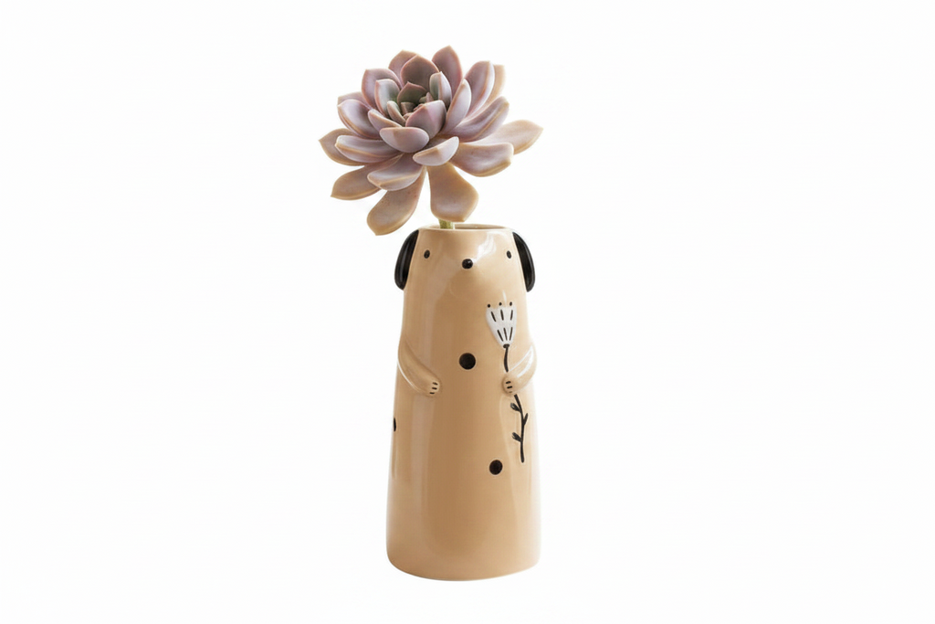 Mother’s Day Succulent Animal Bud Vase