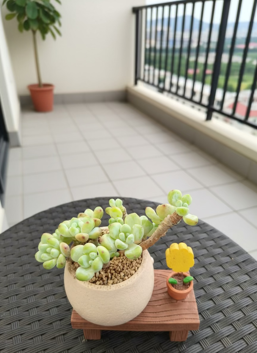 Succulent Happy Buddy Planter – Tiscalatengo Gorge Sedum - SlowBloomGreens