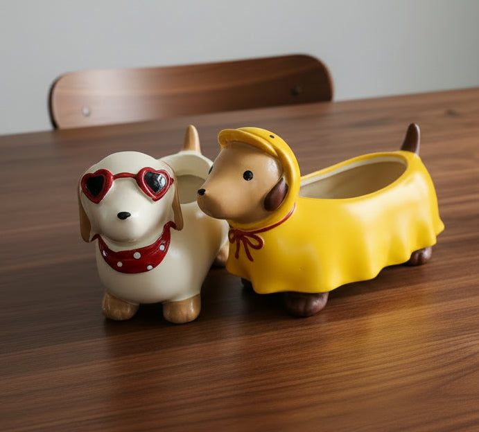 Mother’s Day Succulent - Ducky Raincoat Dachund