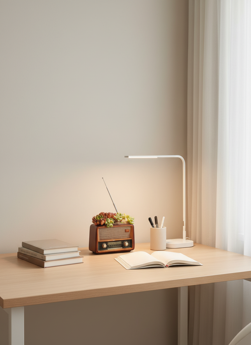 Succulent Retro Radio Planter – Pink Ruby & Tiscalatengo gorge sedum